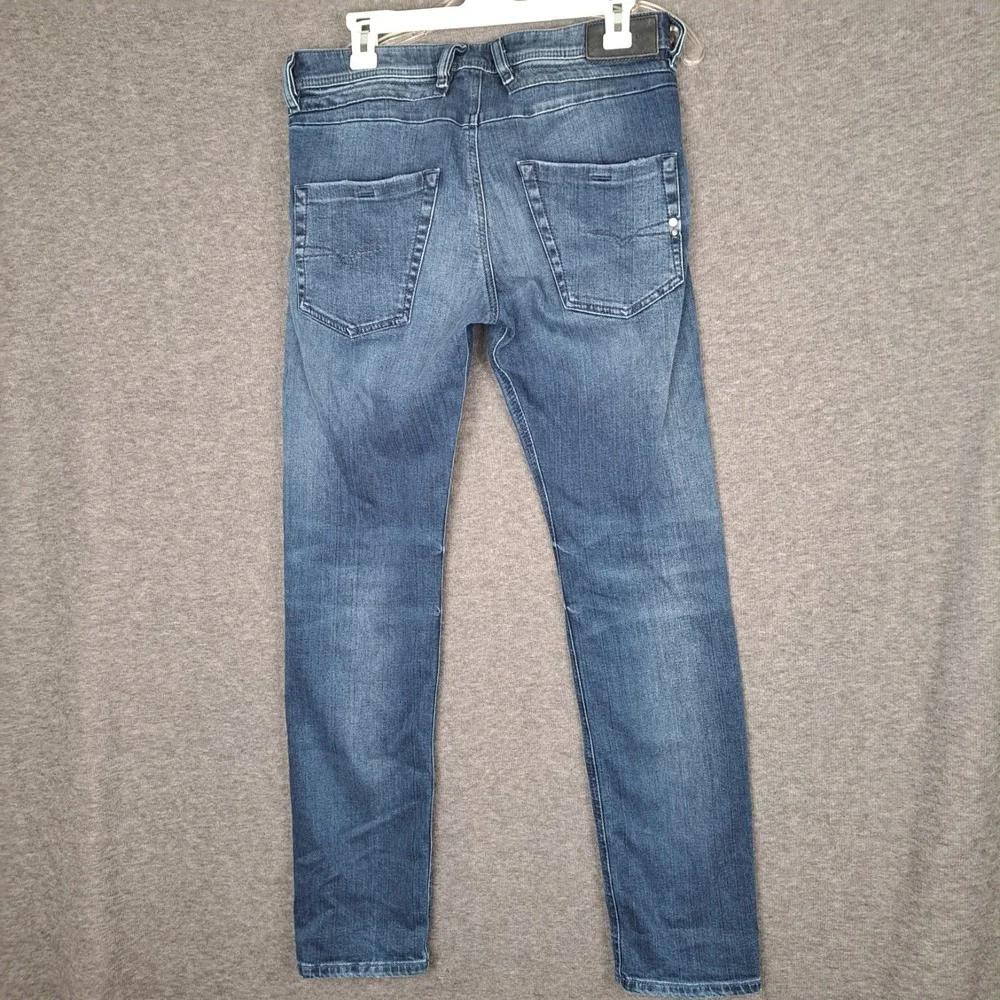 Diesel Belther Jeans Mens 32x32* Blue Regular Slim Tapered Stretch Wash 084SY